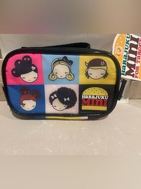 Harajuku Mini for Target Colorblock Cosmetic Pouch NWT
